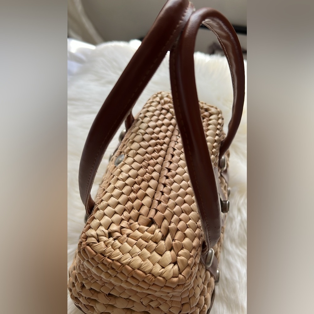 Wicker Basket Handbag - Picture 6 of 12
